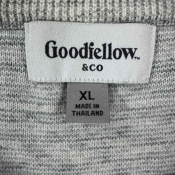 Goodfellow & Co Gray Long Sleeve Crewneck Sweater - Picture 2 of 11